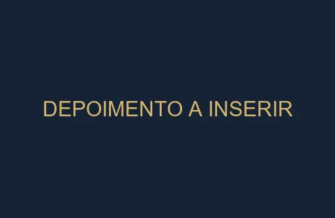 Depoimento real a inserir